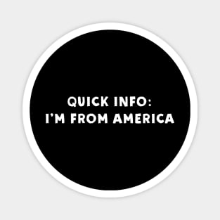 America - Cool & Funny Magnet